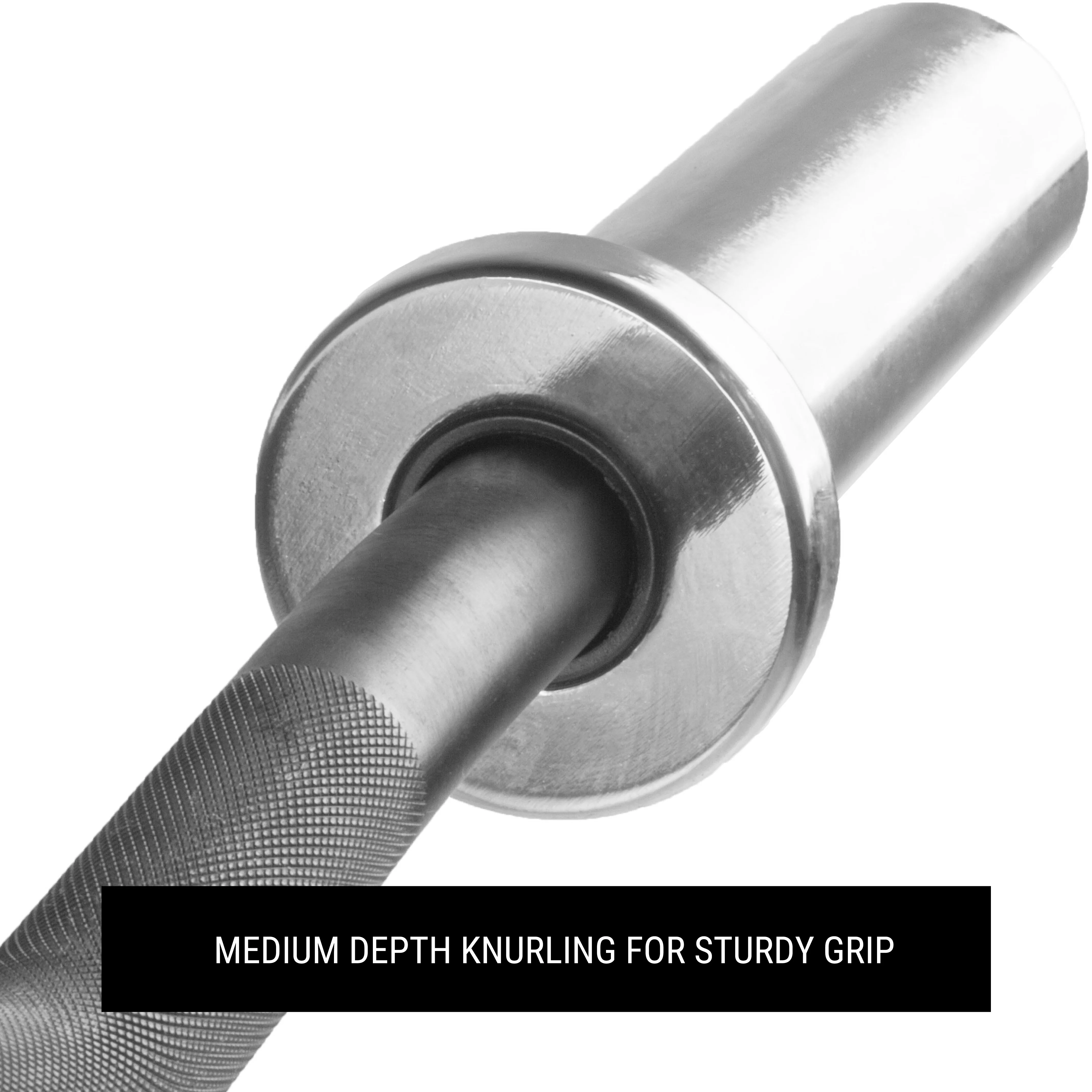 Black EZ Curl Bar, Fits Olympic Plates - Image 4