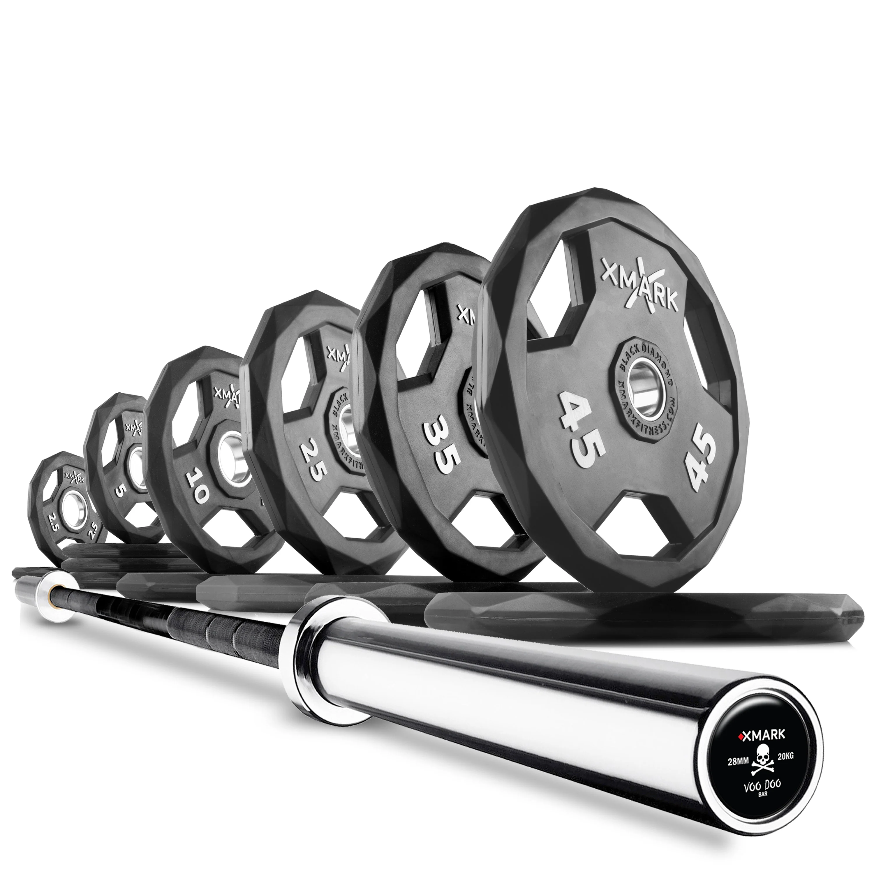 Black Diamond® Olympic Weight Plates and Olympic Barbell Sets - Image 3