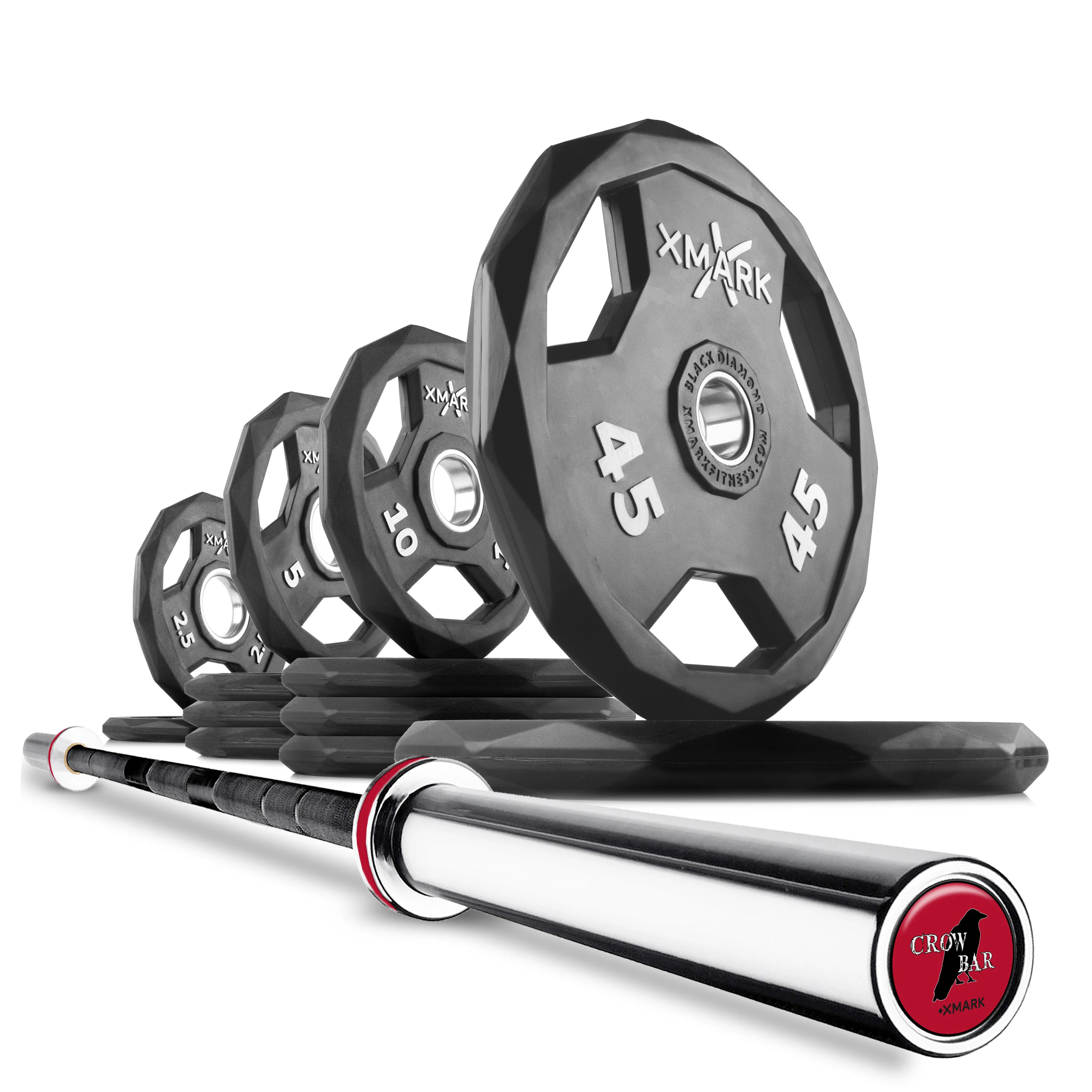 Black Diamond® Olympic Weight Plates and Olympic Barbell Sets - Image 5
