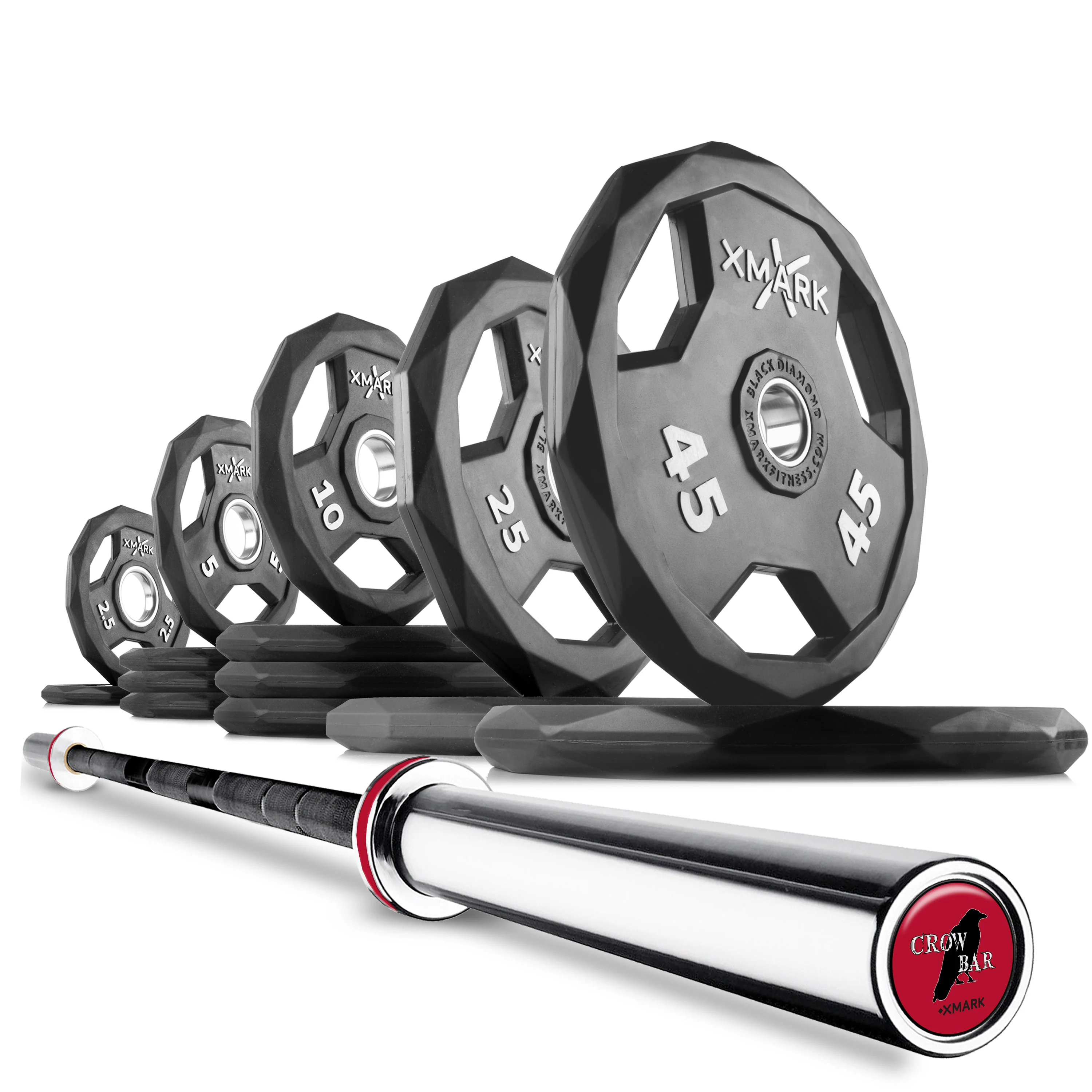 Black Diamond® Olympic Weight Plates and Olympic Barbell Sets - Image 6