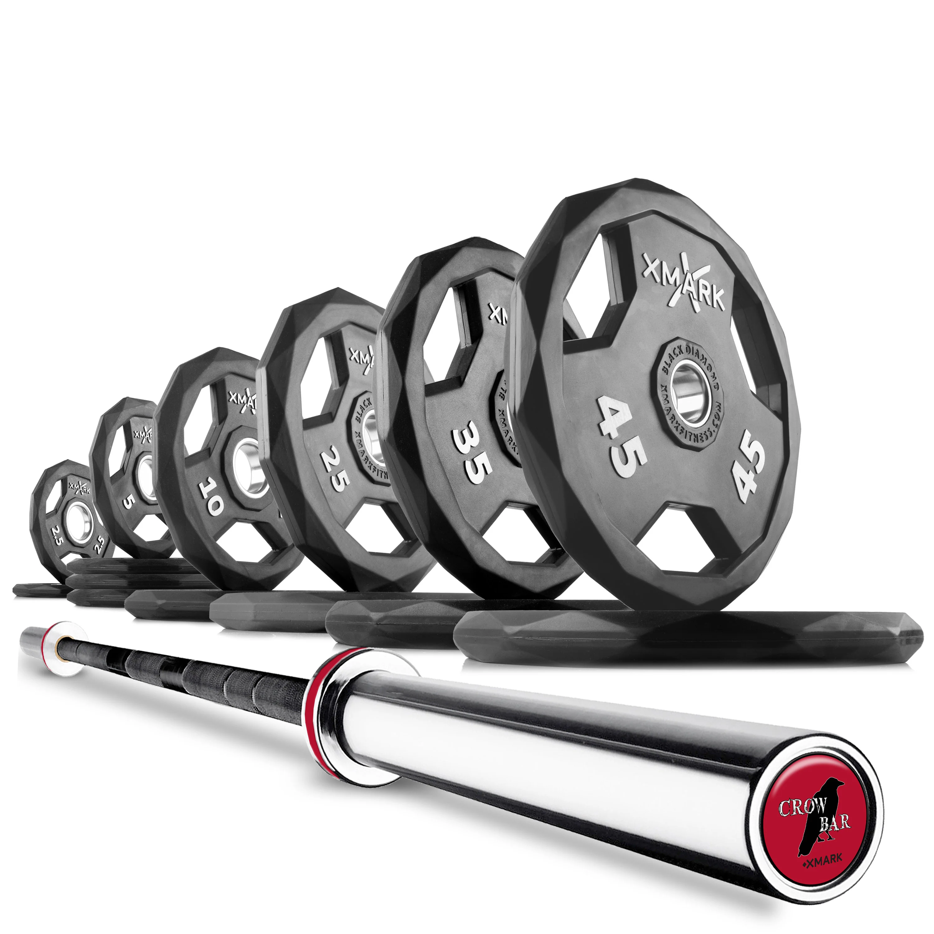 Black Diamond® Olympic Weight Plates and Olympic Barbell Sets - Image 7