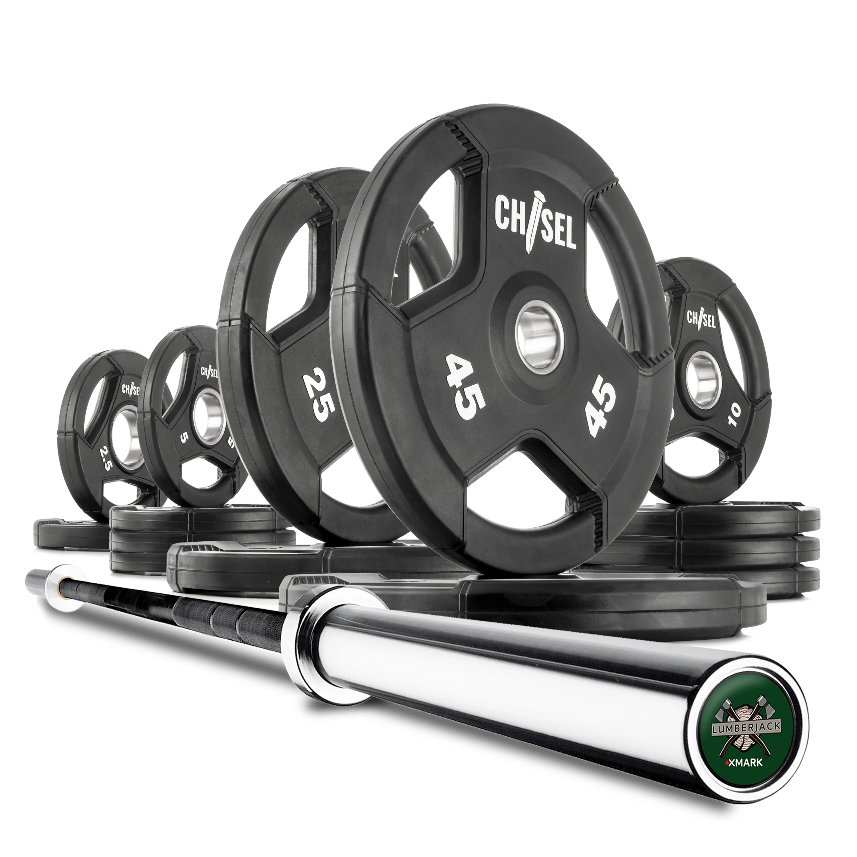 Chisel Olympic Weight Plates & Bar Set Builder - Image 6