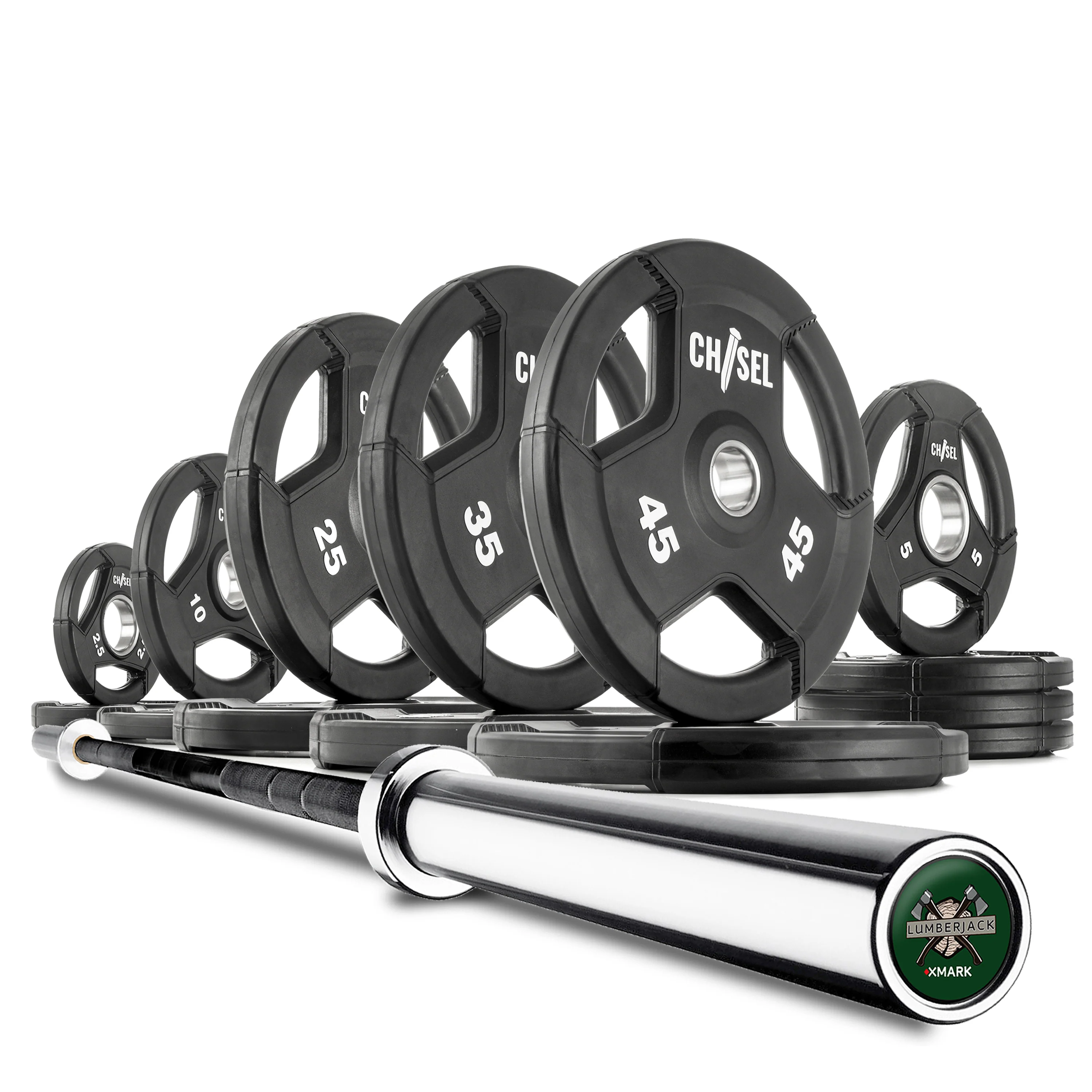 Chisel Olympic Weight Plates & Bar Set Builder - Image 7