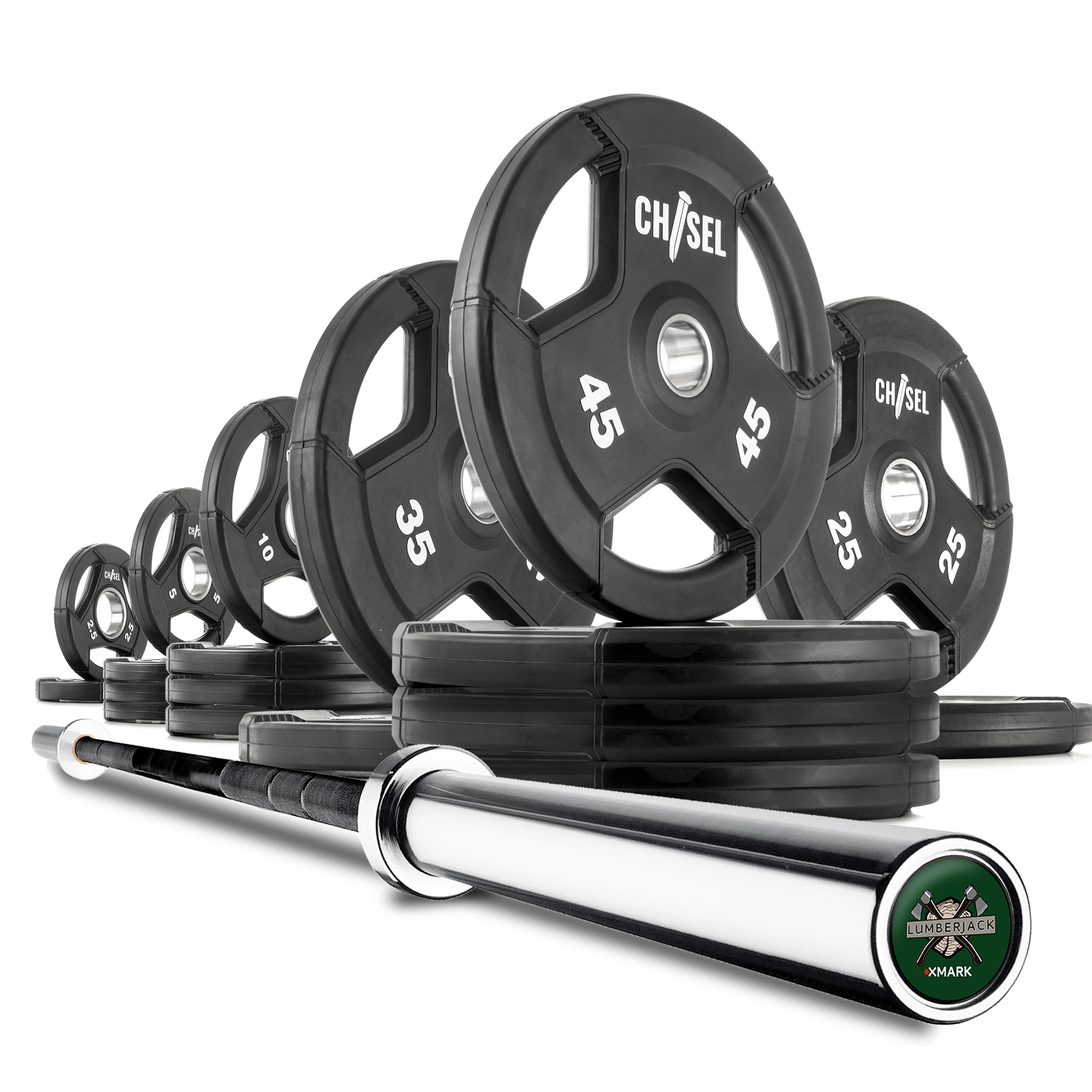 Chisel Olympic Weight Plates & Bar Set Builder - Image 8