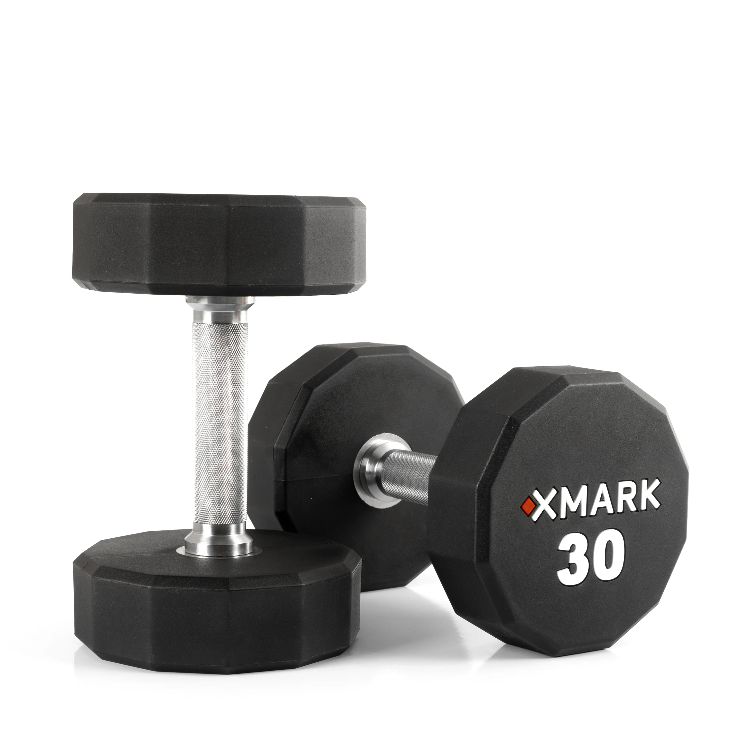 15 to 75 lb. Pairs, 12-Sided Commercial CPU Urethane Dumbbells - Image 10