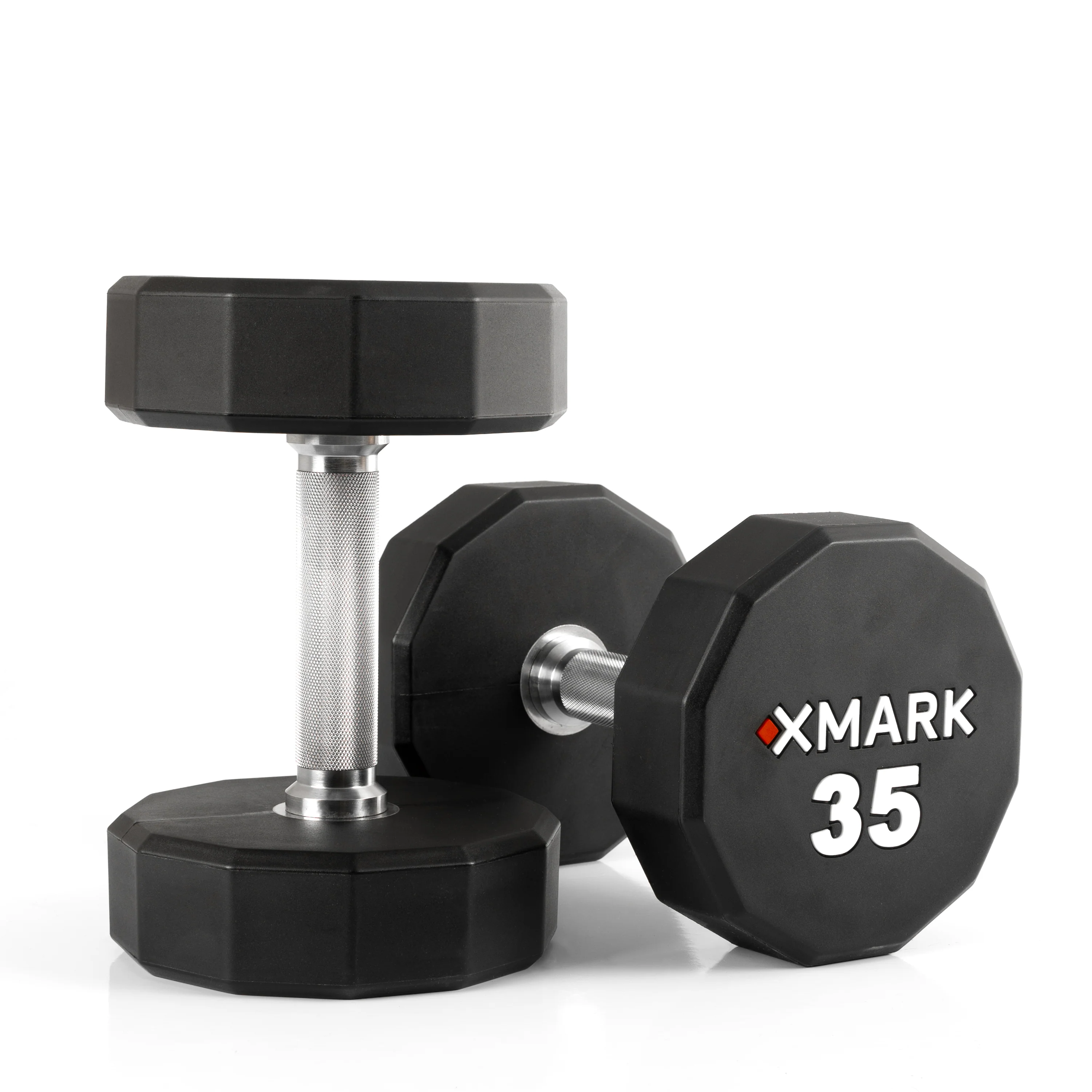 15 to 75 lb. Pairs, 12-Sided Commercial CPU Urethane Dumbbells - Image 11