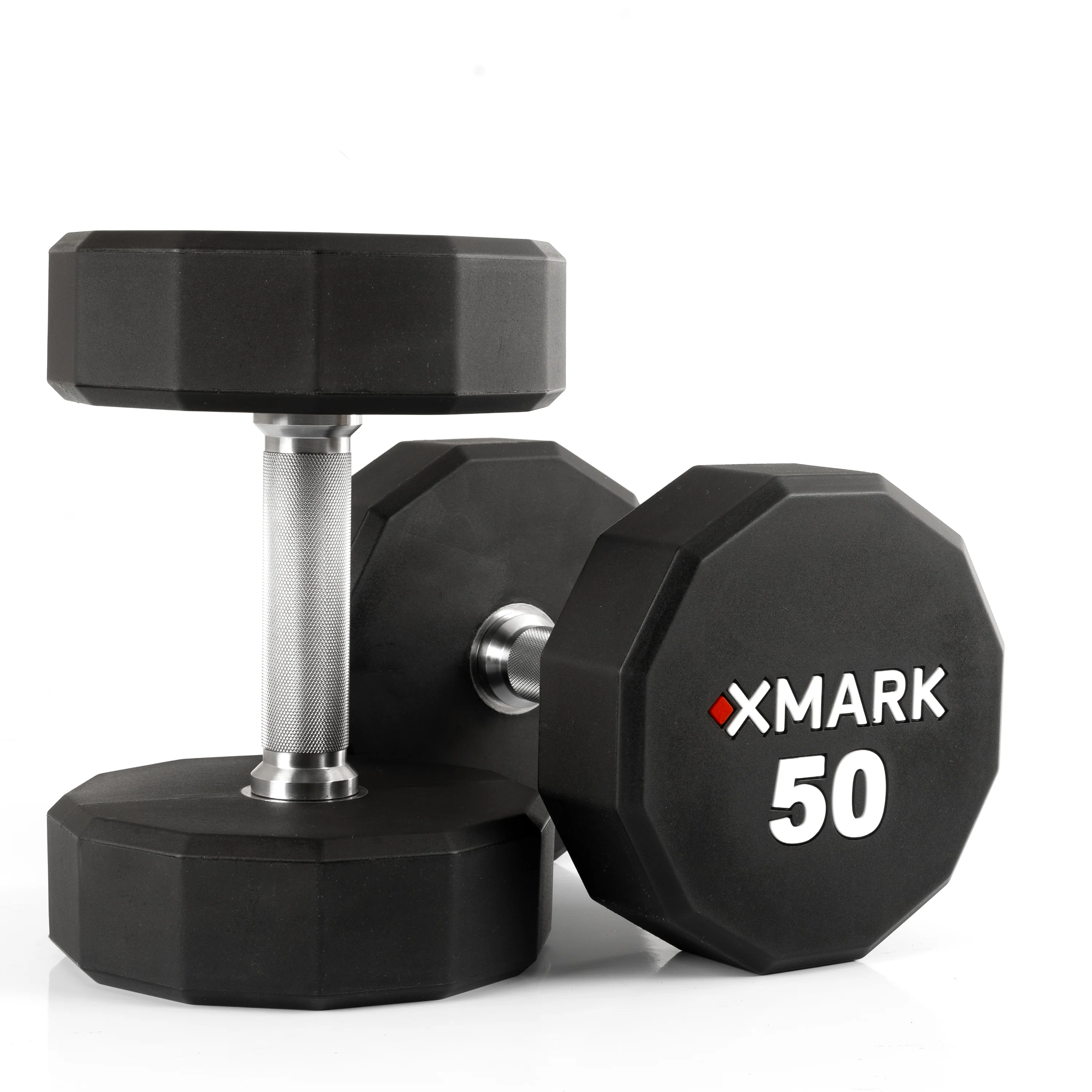 15 to 75 lb. Pairs, 12-Sided Commercial CPU Urethane Dumbbells - Image 14