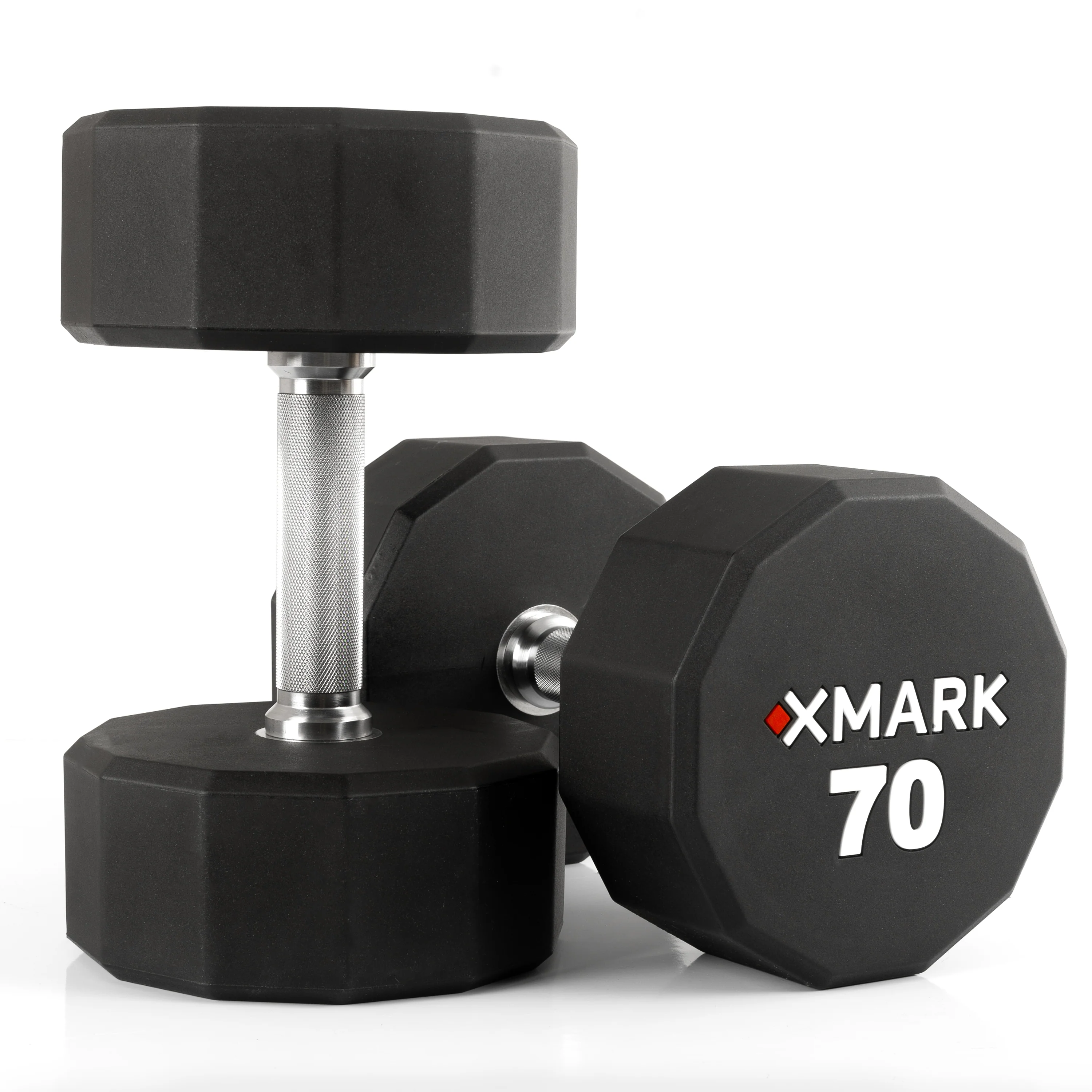 15 to 75 lb. Pairs, 12-Sided Commercial CPU Urethane Dumbbells - Image 18