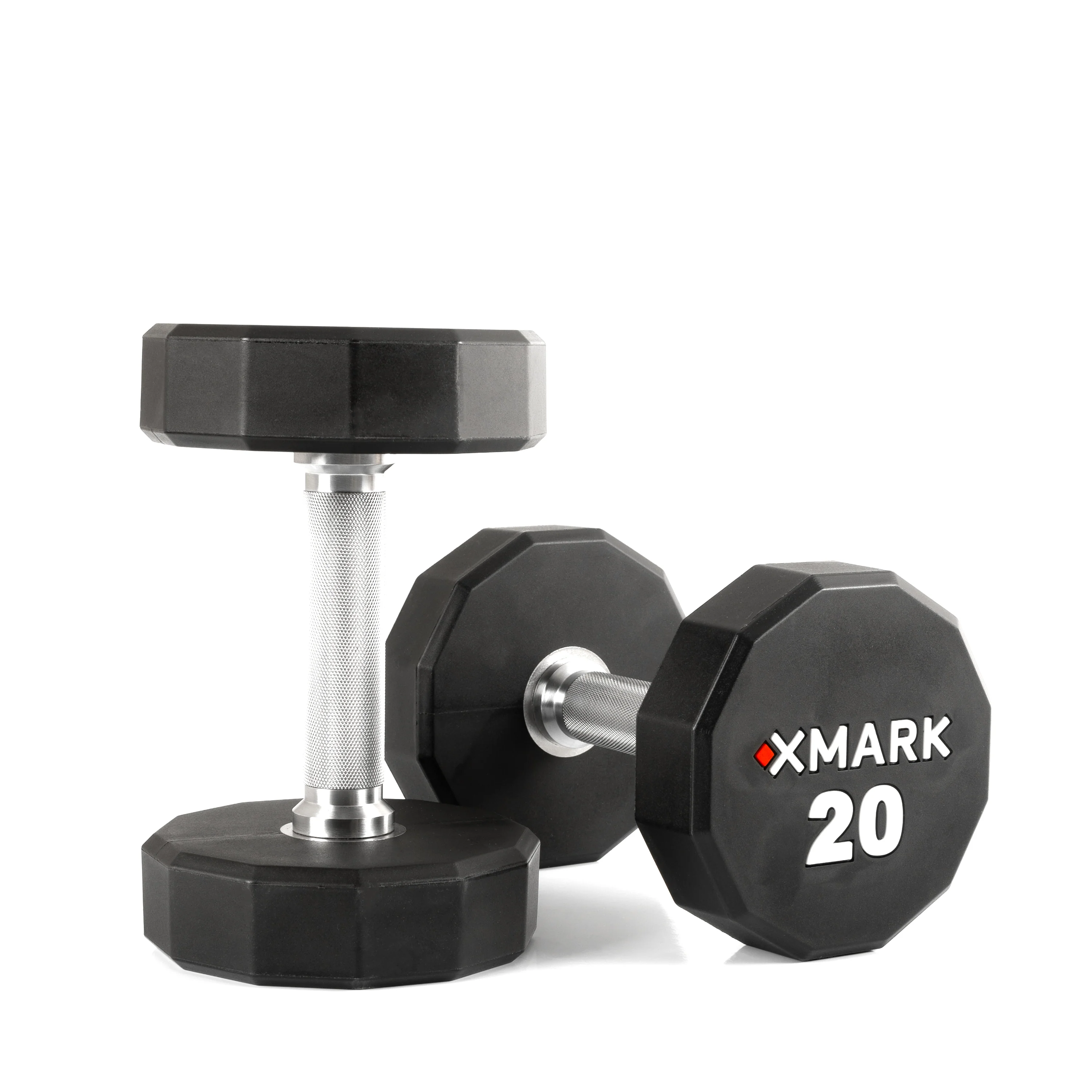 15 to 75 lb. Pairs, 12-Sided Commercial CPU Urethane Dumbbells - Image 8