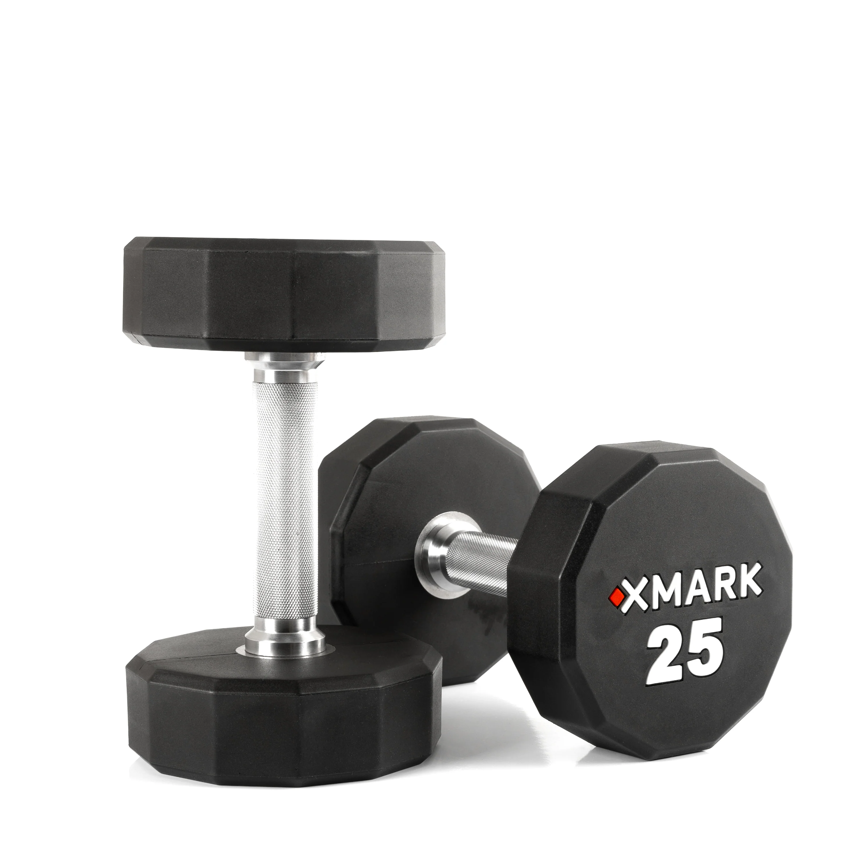 15 to 75 lb. Pairs, 12-Sided Commercial CPU Urethane Dumbbells - Image 9