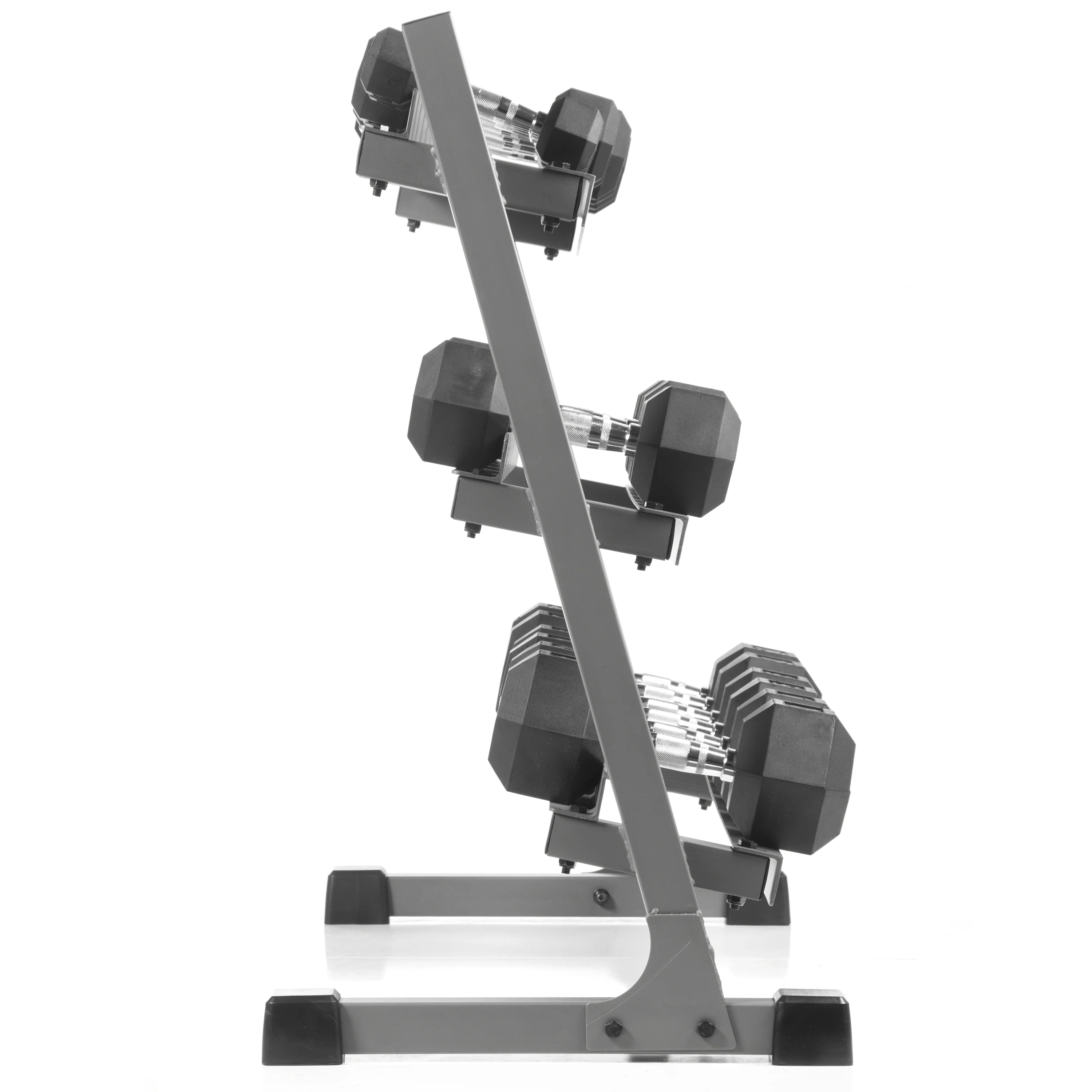 3-Tier Dumbbell Rack - 10 Dumbbell Pairs - Image 6
