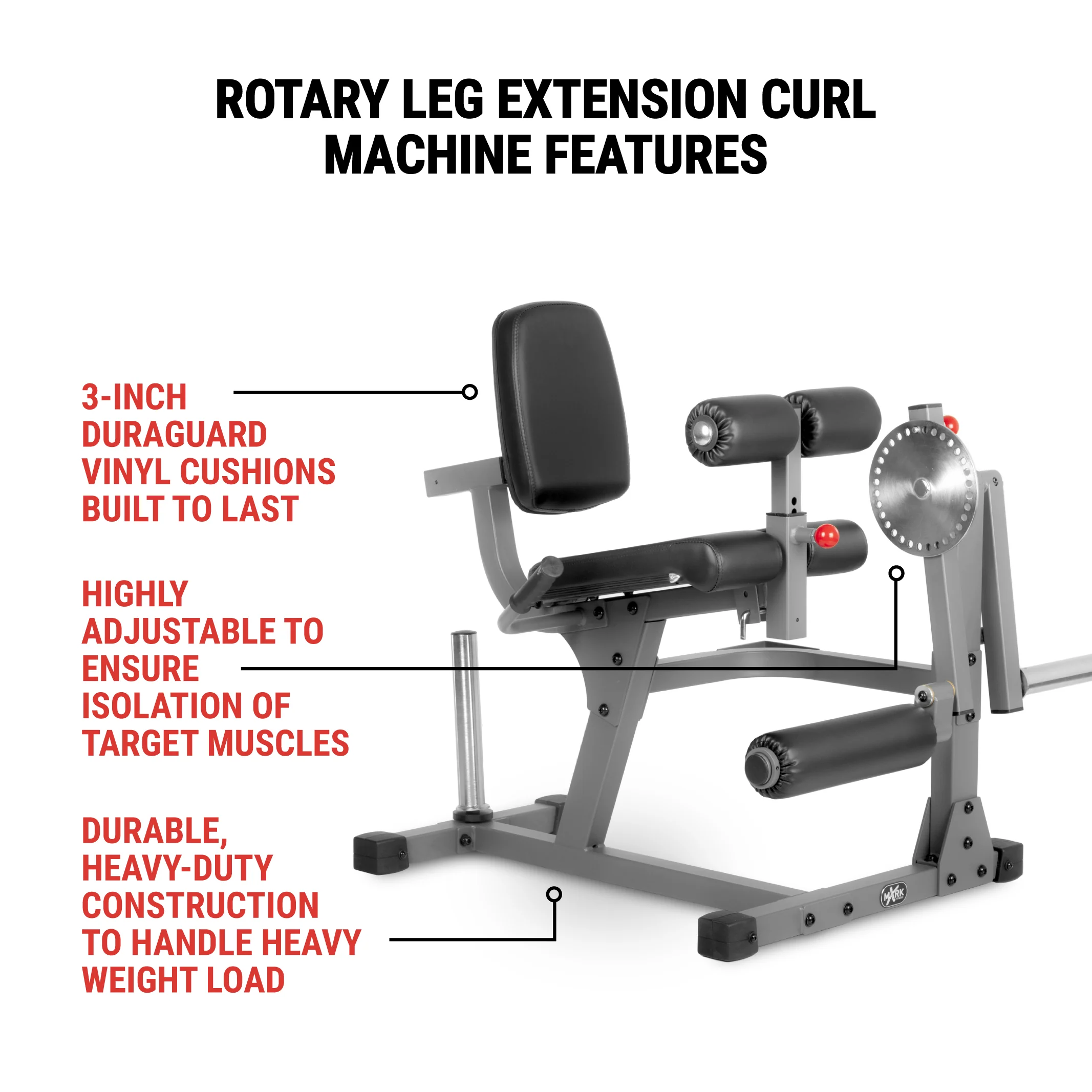 Rotary Leg Extension Curl Machine - Image 4