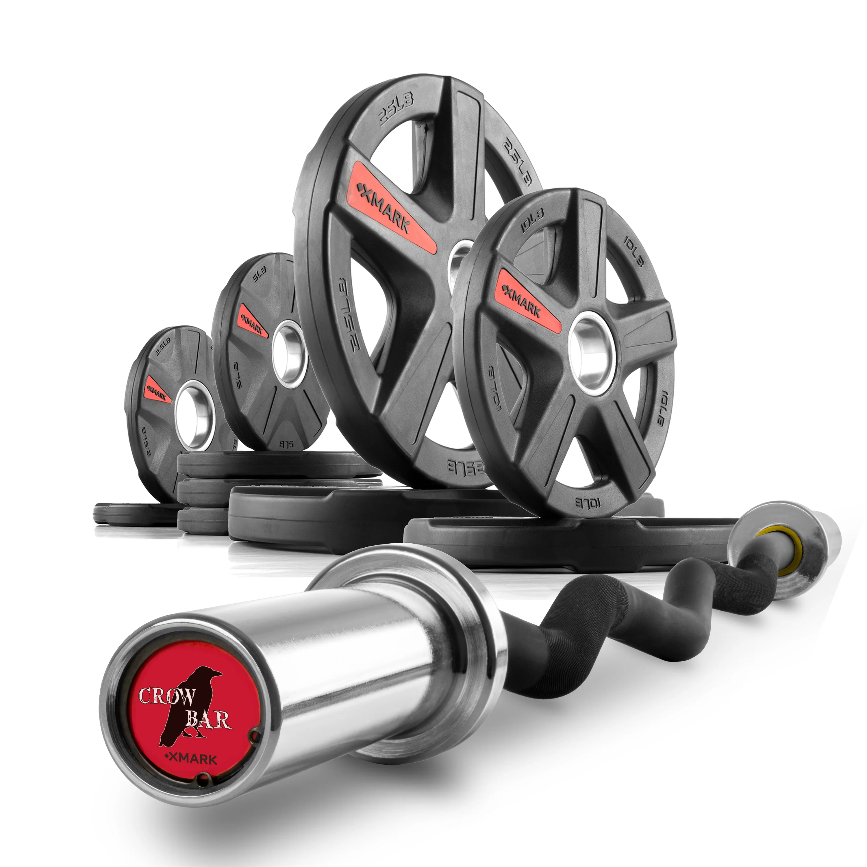 Texas Star Olympic Weight Plates and Curl Barbell Sets - Image 5