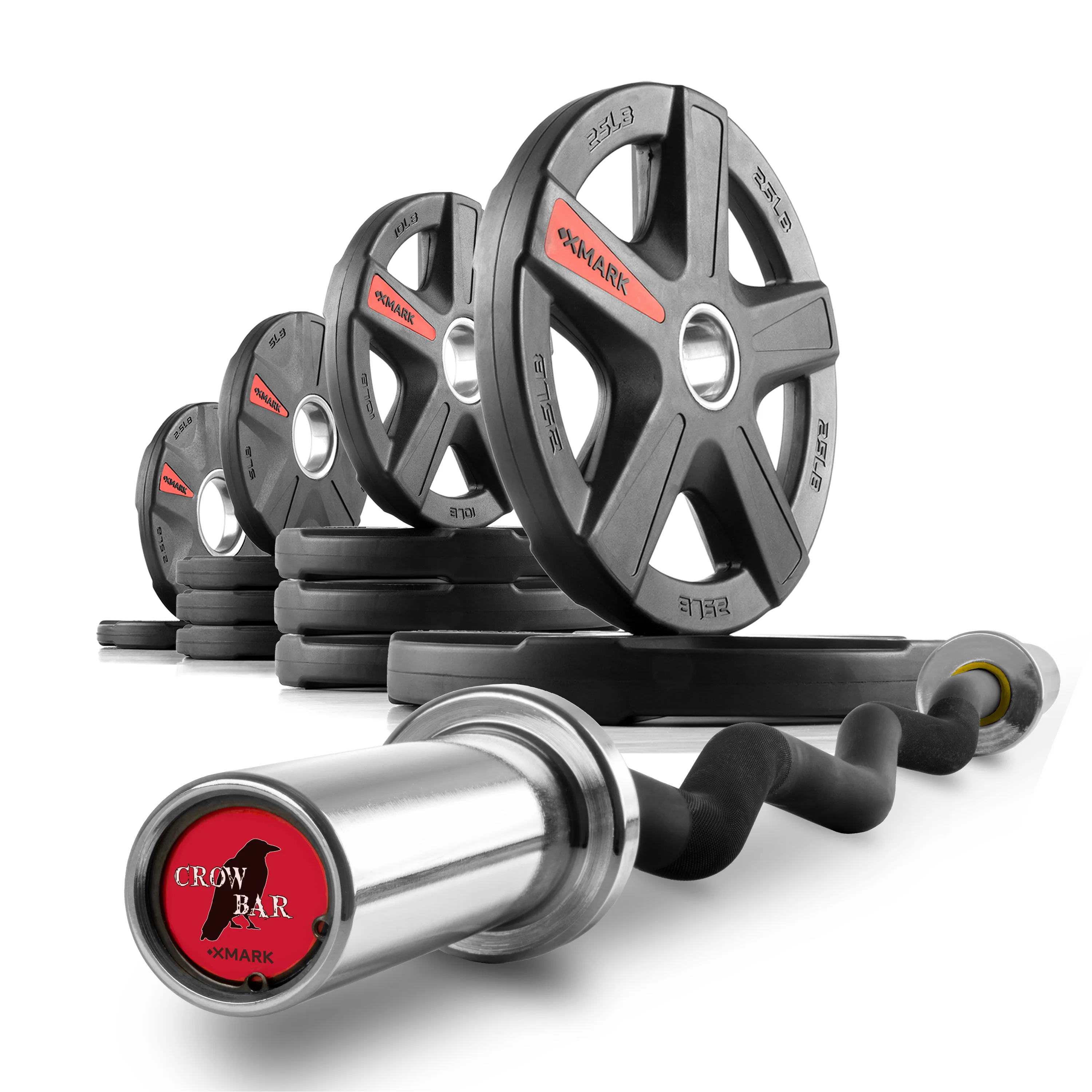Texas Star Olympic Weight Plates and Curl Barbell Sets - Image 6